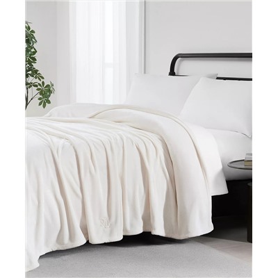 Lauren Ralph Lauren Micromink Plush Blanket, Twin (Плюшевое одеяло)