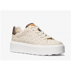 Michael Kors Outlet Romey Two-Tone Logo Platform Sneaker