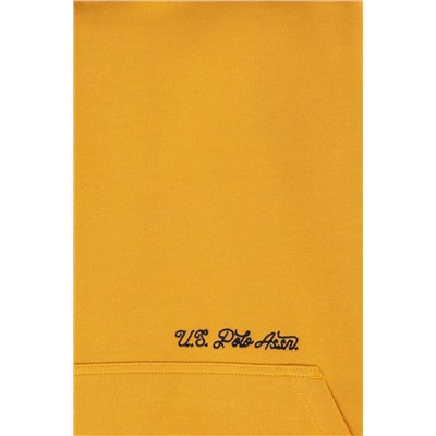 Erkek Çocuk Hardal Kapüşonlu Sweatshirt