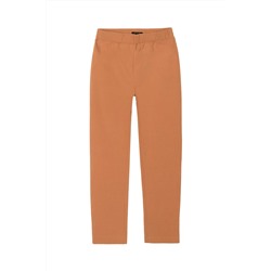 Pantalón recto Camel
