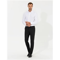 Beyaz Slim Fit Uzun Kollu Gömlek