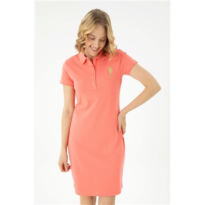 Kadın Somon Örme Elbise