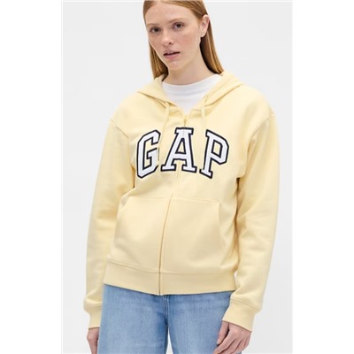 Relaxed Gap Logo Zip Hoodie