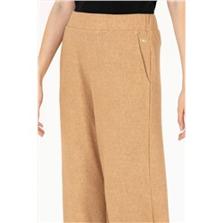 Kadın Camel Örme Pantolon