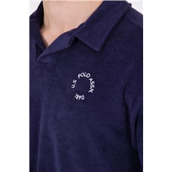 Erkek Lacivert Comfort Polo Yaka Tişört