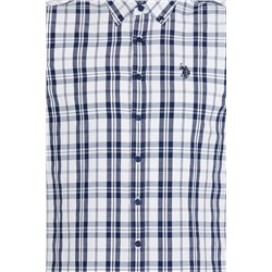 Erkek Mavi Uzun Kollu Gömlek