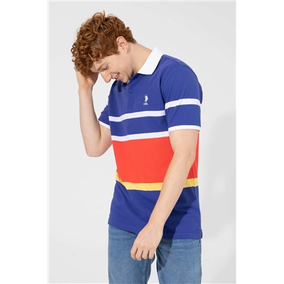 Erkek Mavi Polo Yaka Tişört