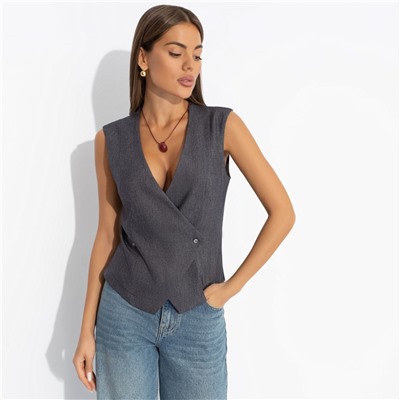 Жилет из костюмной джинсы, Дело стиля