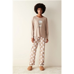 Penti Fam Grande Pantolon Pijama Takımı PNQVV4HN23SK-BG4