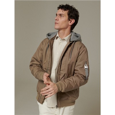 Bomberjacke mit Stehkragen