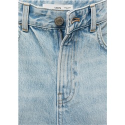 Bermudas vaqueras rectas