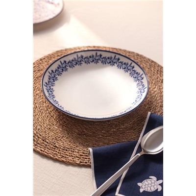 Rêve Bleu Couronne Yemek Tabağı 21 cm