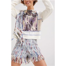 Short tweed marinero