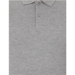 Gri Melanj Slim Fit Basic Sweatshirt