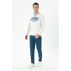 Erkek Taş Kapüşonlu Sweatshirt