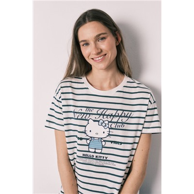 Pijama Hello Kitty manga corta algodón