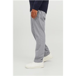 Pantalón recto Gris claro jaspeado