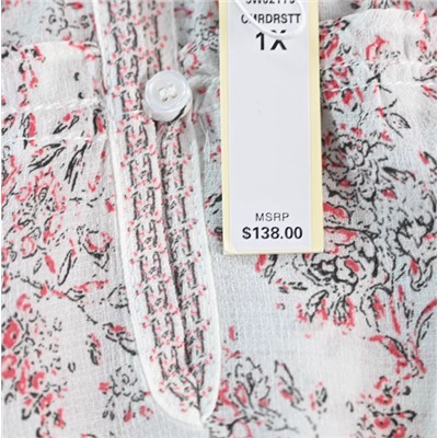 Свободная повседневная шифоновая рубашка