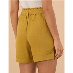 Yeşil Oversize Bermuda Şort