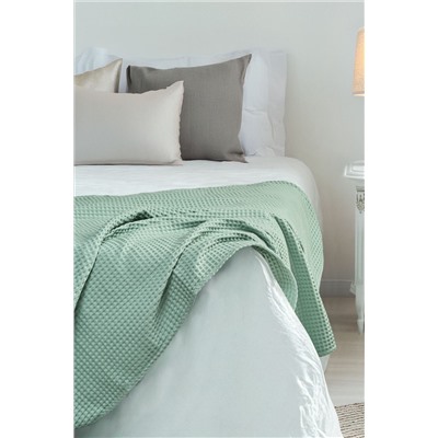 Плед вафельный 140х200 см Бохо