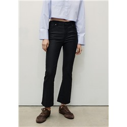 Jeans Sienna flare crop encerados