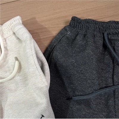 Брюки с тонким флисом для мальчиков/девочек