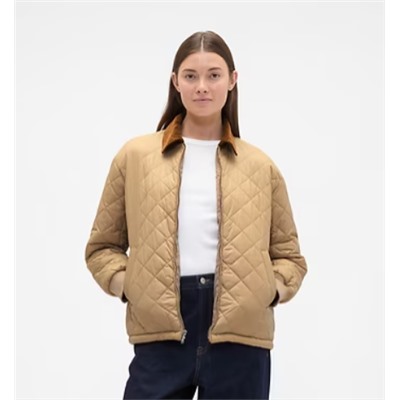 Relaxed Quilted Nylon Jacket