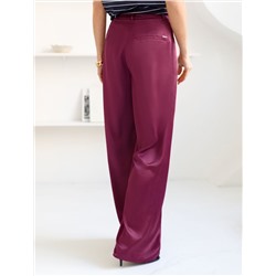 Брюки палаццо широкие из струящегося сатина