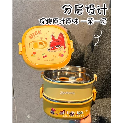 Стальной ланч бокс. Сумка в подарок