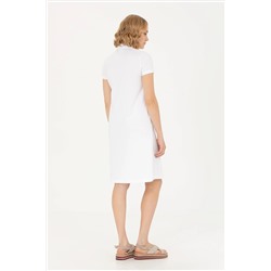 Kadın Beyaz Örme Elbise