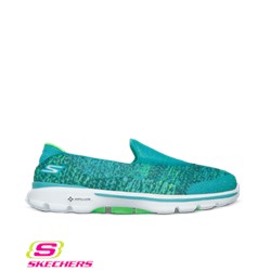 Skechers GOWalk3 Glisten Teal Nursing Shoe