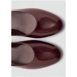 Bailarinas tira efecto charol