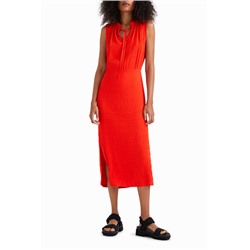 Vestido midi textura
