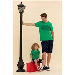 Erkek Yeşil Bisiklet Yaka Tişört