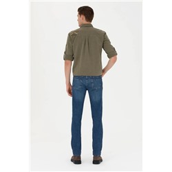 Erkek İndigo Jean Pantolon