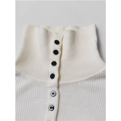 Женская двусторонняя водолазка M*o&C*o на пуговицах Экспорт