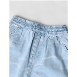 Повседневные джинсовые шорты с эластичной талией для мальчиков и девочек. Экспорт