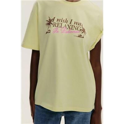 SLOGAN PRINT T-SHIRT