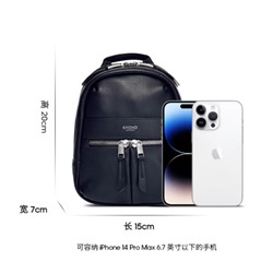 Рюкзак KNOM*O Натуральная кожа. Популярный бренд Великобритания