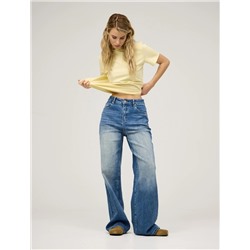 Синие базовые джинсы с градиентом