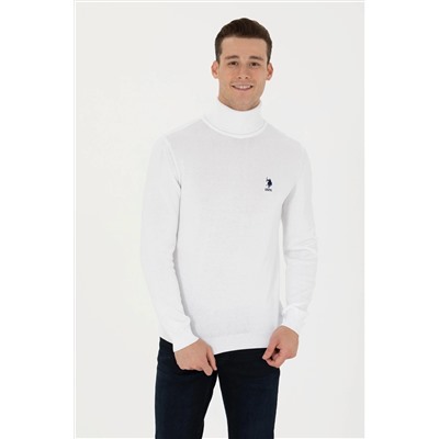 Erkek Beyaz Basic Kazak