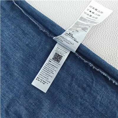 Мужская джинсовая рубашка ЭМПОРИО АРМАН*И