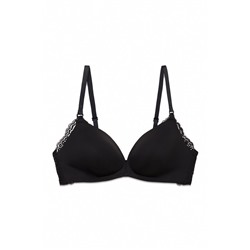 Sujetador "maternity" triangular relleno negro CHARMING