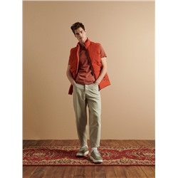 Steppweste mit Stehkragen