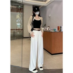 Женские свободные брюки из микровельвета АЙСИК*Л