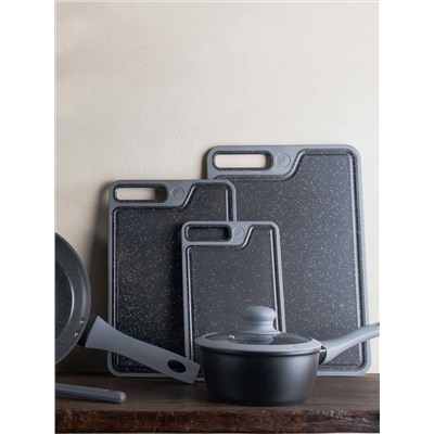 Набор досок разделочных, 3 шт, пластик, черный, Graphite