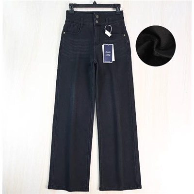 Женские зимние джинсы на флисовой подкладке