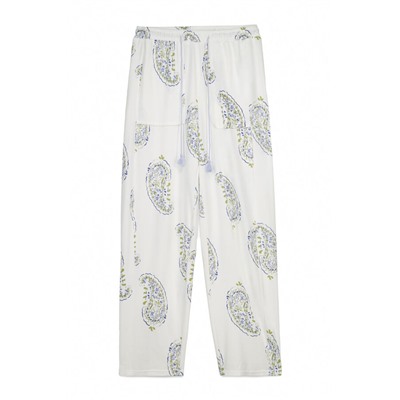Pantalón largo estampado Paisley