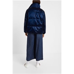 Chaqueta corta padded brillante