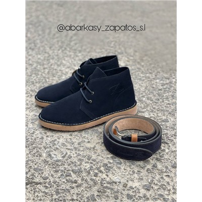 AB.Z. SAFARY marino+Ab.Zapatos Pelle cinturon (140) Marino АКЦИЯ